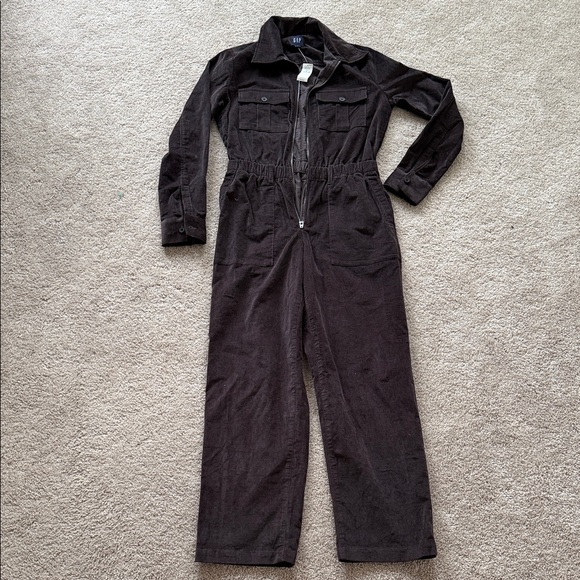 ‼️ GAP Dark Brown Corduroy Jumpsuit ‼️